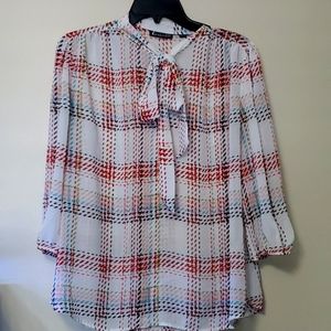 Tie bow blouse